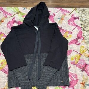 Black and Gray Women's Hoodie
